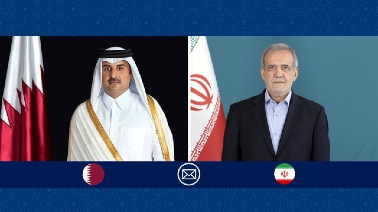 پیام تبریک پزشکیان به امیر قطر