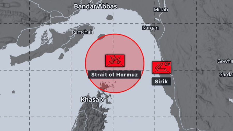 انفجار بزرگ در تنگه هرمز