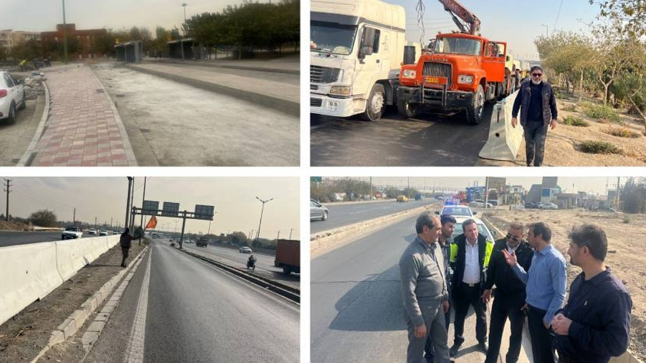 سه نقطه حادثه خیز درشاهراه های ارتباطی منطقه ۱۸ ایمن سازی شد