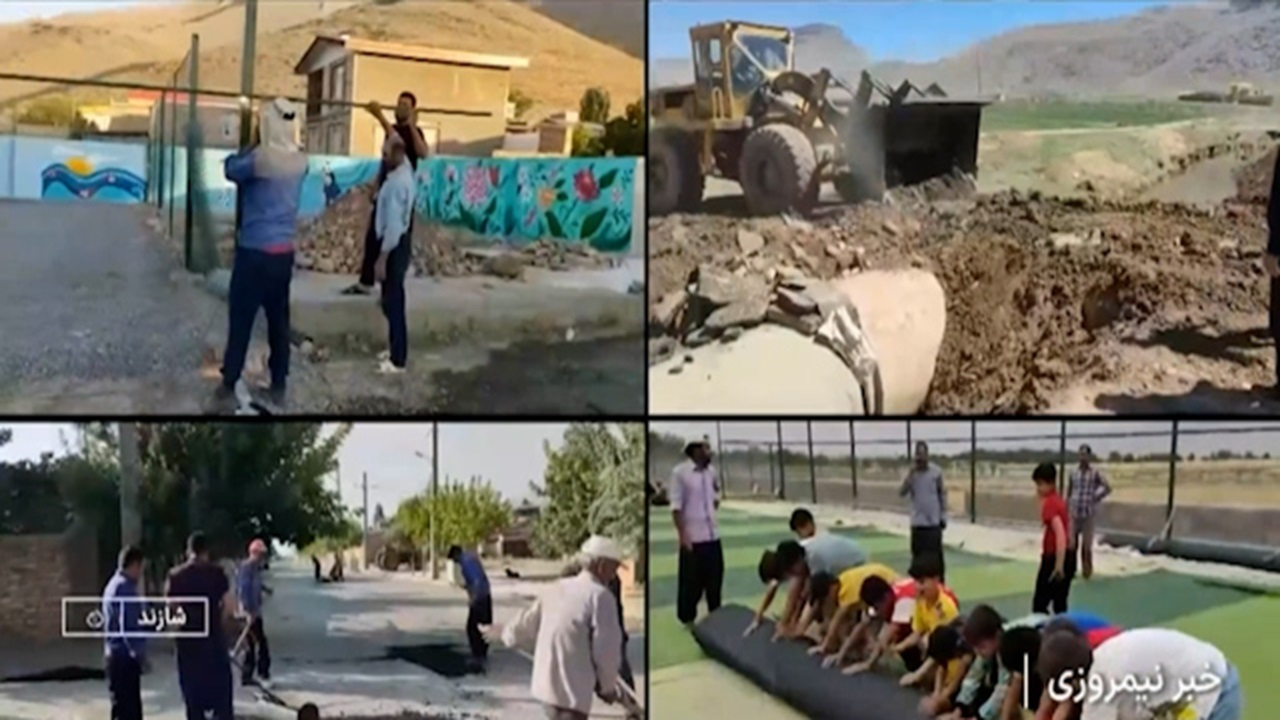 آبادانی و عمرانی روستاها با همدلی اهالی و شورا + فیلم