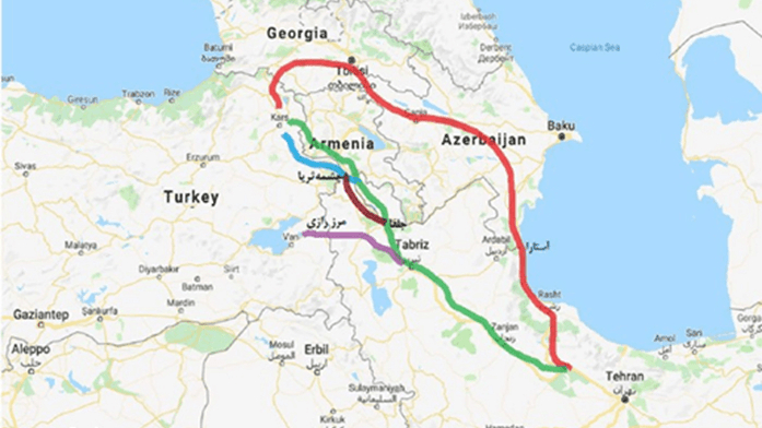شاهراه ۱۰۰ کیلومتری ایران به اروپا، قفقاز و دریای سیاه