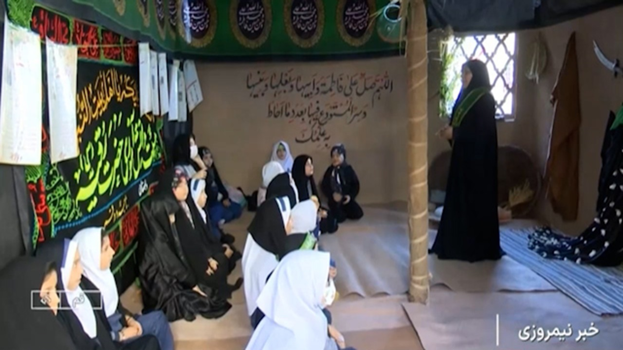 برپایی موکب در مدارس + فیلم