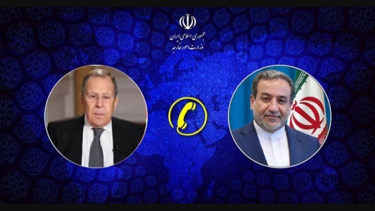 تماس تلفنی وزرای امور خارجه ایران و روسیه