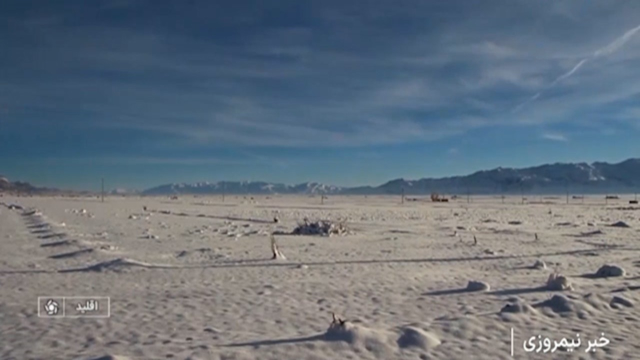 دشت نمدانِ اقلید سرزمین سرما + فیلم