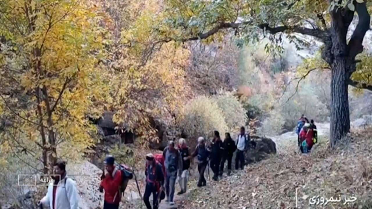 آرایش زیبای رنگهای پاییزی + فیلم