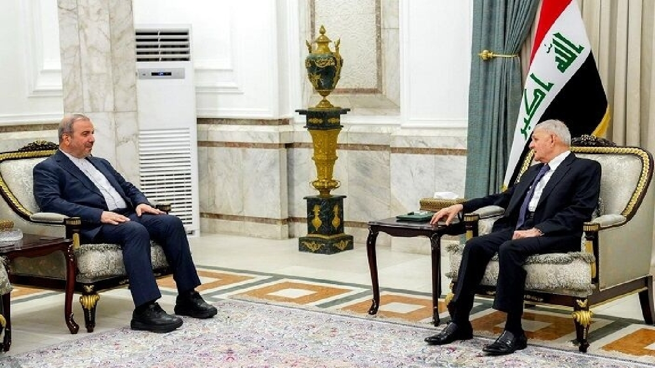 تأکید رئیس‌جمهور عراق بر تقویت روابط با ایران