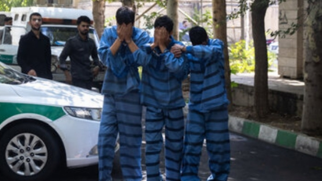 سارقان زورگیر موتورسوار در چنگ قانون