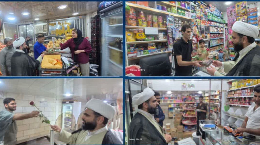تجلیل امام جمعه رودان از بازاریان میدان امام خمینی (ره)