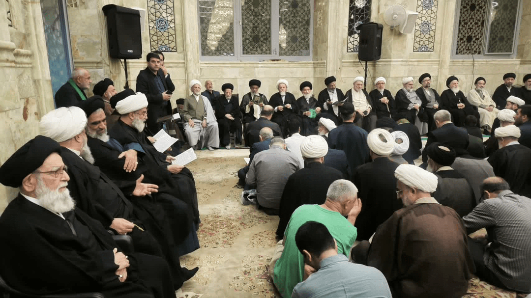مراسم چهلم آیت‌الله شبیری زنجانی در قم برگزار شد+ عکس و فیلم