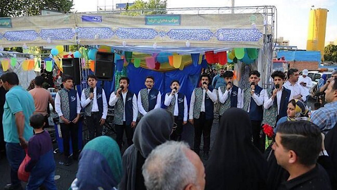 میزبانی نوجوانان در جشن بزرگ امام رضاییهای تهران