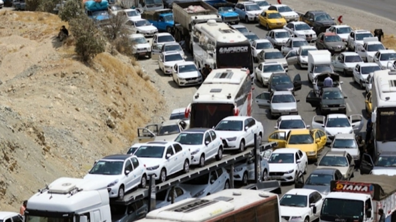 ترافیک سنگین در ورودی‌های تهران و محور منتهی به ایلام/ آخرین وضعیت جاده‌های کشور اعلام شد
