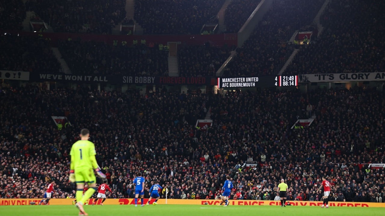 منچستریونایتد ۴-۴ بورنموث/ تساوی جون آمیز در اولدترافورد+ فیلم