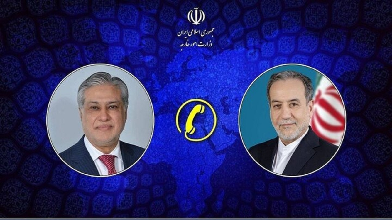 وزرای امور خارجه ایران و پاکستان درباره روند دیپلماسی و کاهش تنش در منطقه گفتوگو کردند