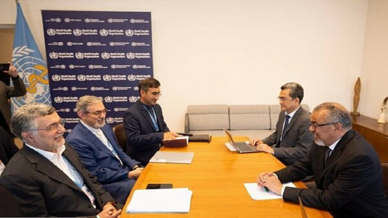 ملاقات ظفرقندی با دبیر کل سازمان جهانی بهداشت