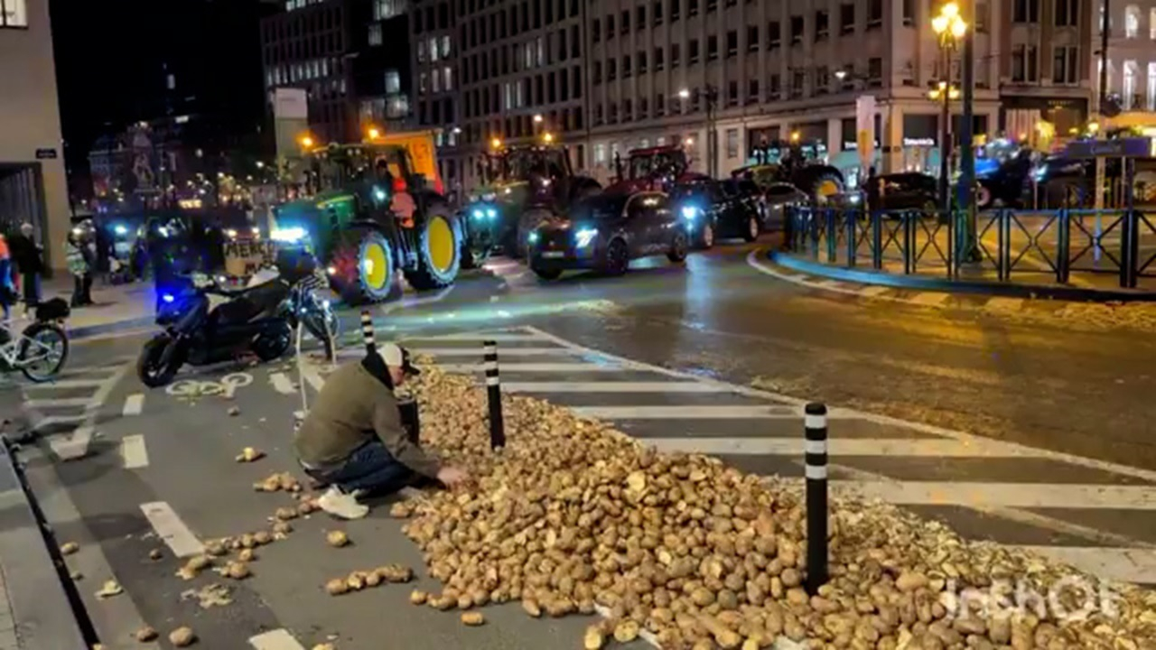 وضعیت خیابان‌های بروکسل پایتخت بلژیک + فیلم