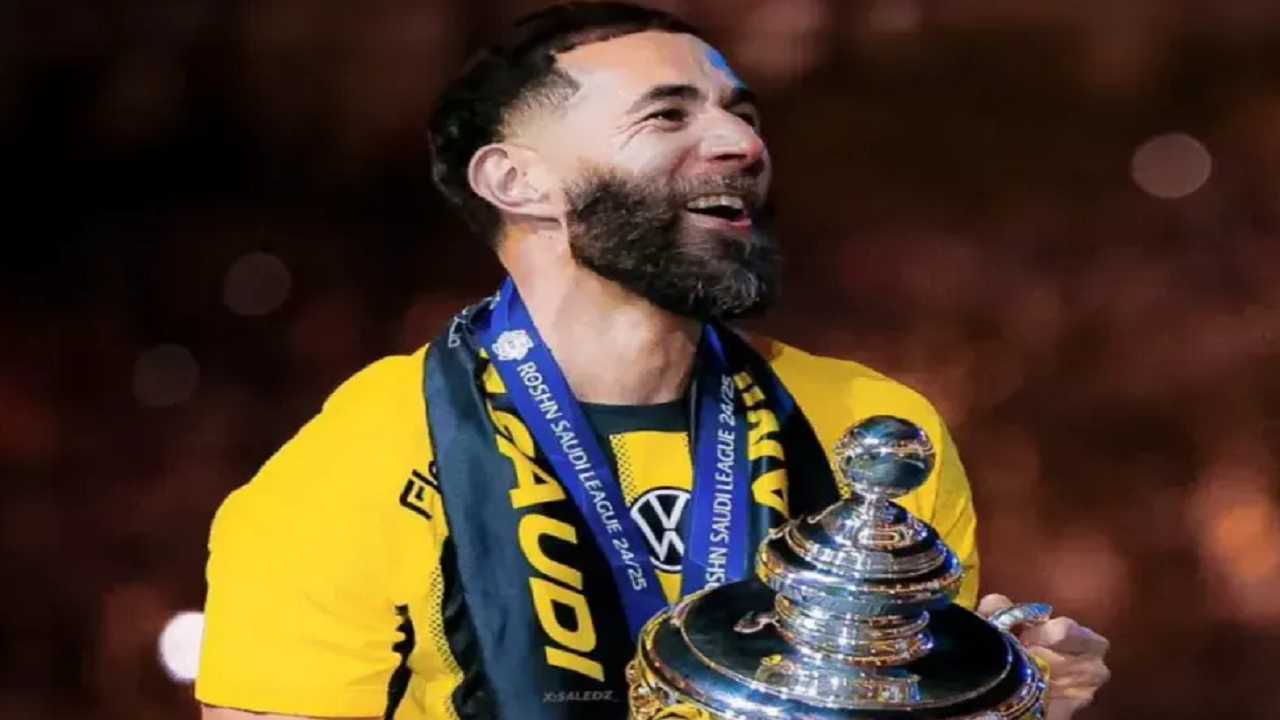 بنزما بهترین بازیکن فصل لیگ عربستان شد