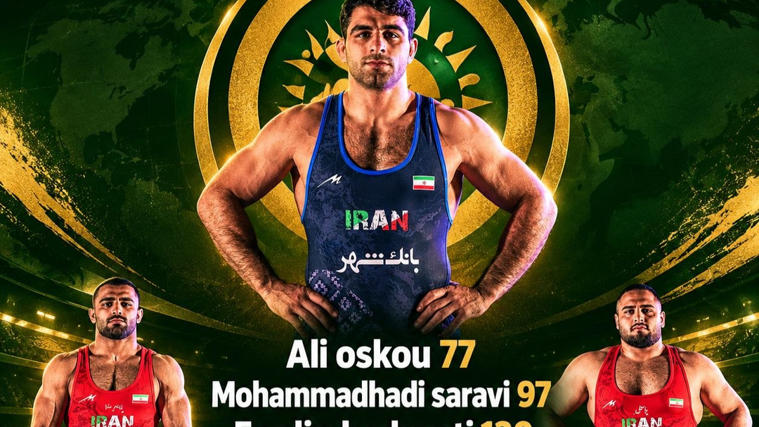 کشتی فرنگی با حضور تاریخی سه مازنی به جهانی قزاقستان رفت