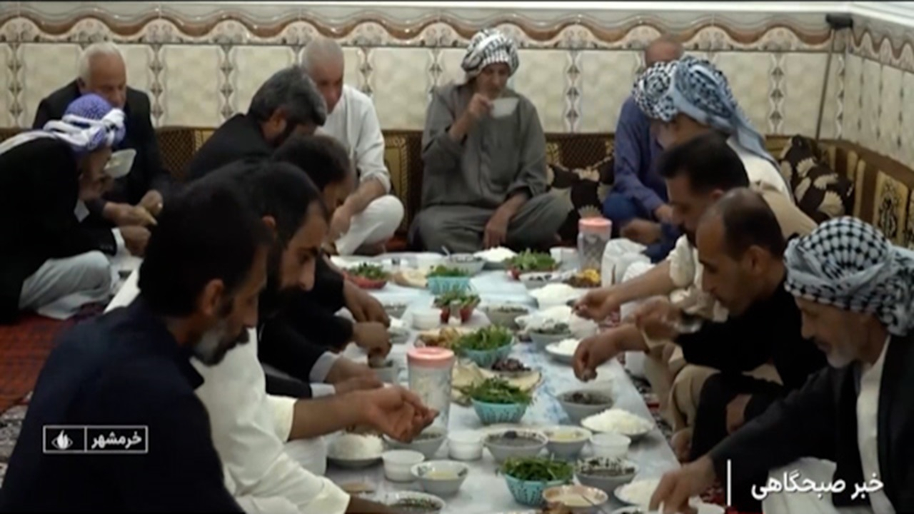 آئینهای سنتی عشایر عرب خوزستان در ماه مبارک رمضان + فیلم