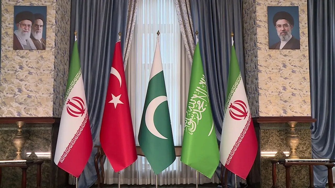 بیانیه مطبوعاتی نشست چهارجانبه ایران، پاکستان، ترکیه، عربستان درباره امنیت و ثبات منطقه‌ای