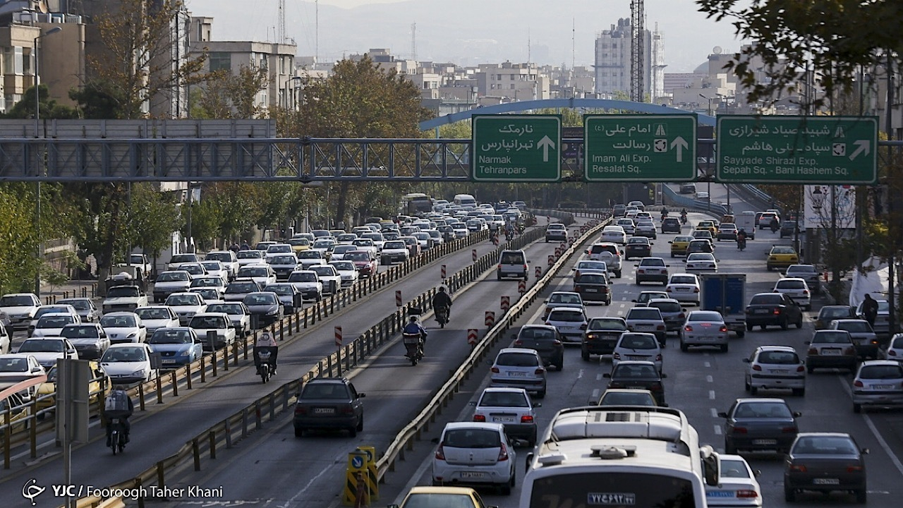 افزایش ترافیک صبحگاهی در بزرگراههای پایتخت