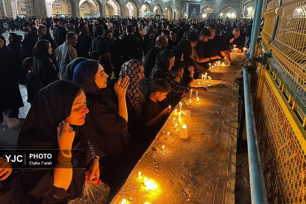 شام غریبان شهادت امام رضا(ع) در خیابانهای مشهد