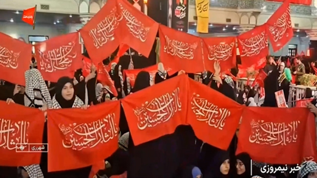 تجمع بزرگ هیئت نوجوانان آرمانی شهر ری + فیلم