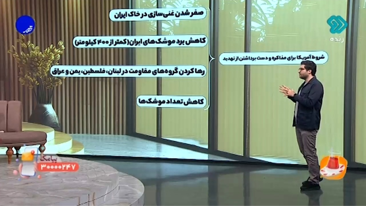 شروط آمریکا برای مذاکره با ایران + فیلم