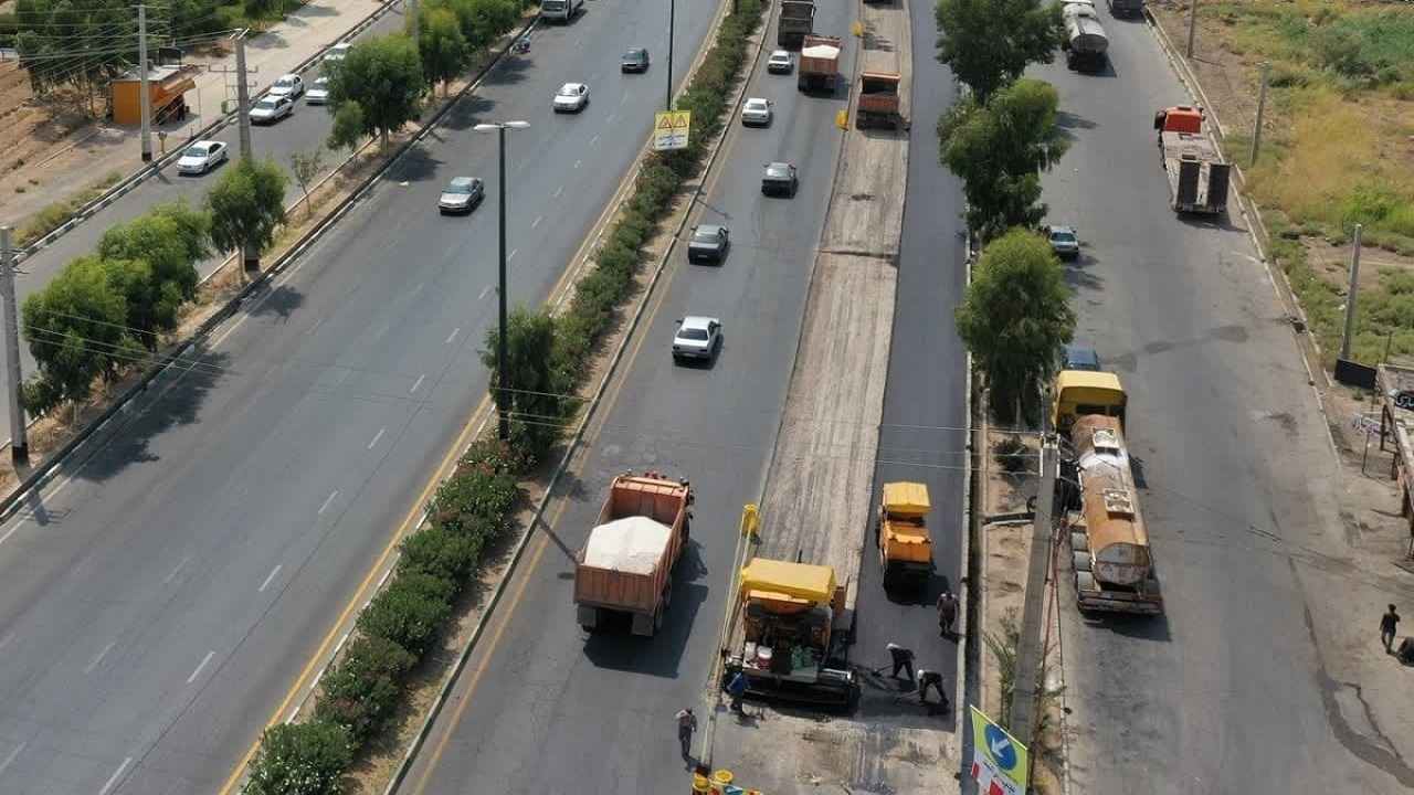 کاهش بار ترافیکی در یکی از دسترسیهای پرتردد محور بزرگراهی آزادگان