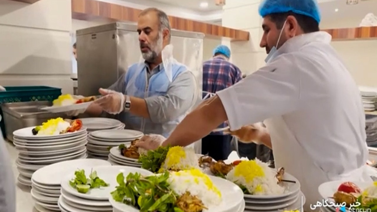 طعم خدمت برای زائران + فیلم