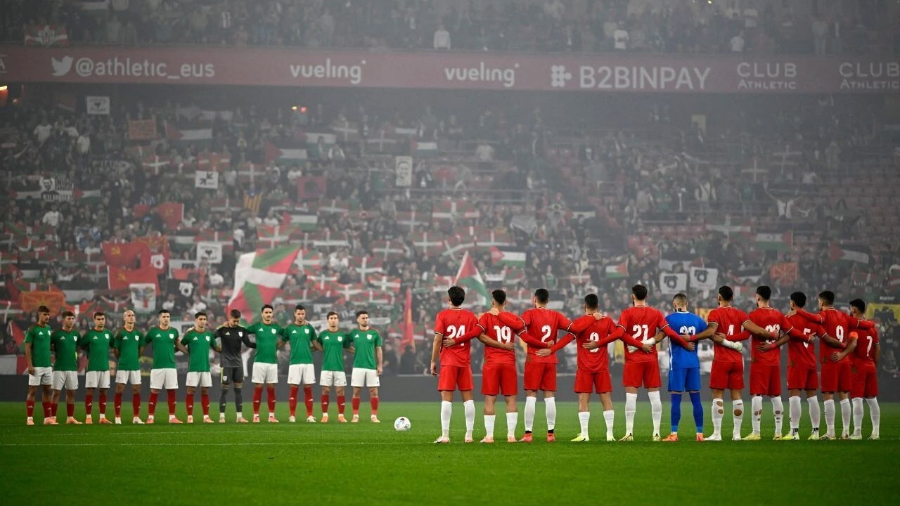 فوتبال در خدمت انسانیت؛ طنین فریاد آزادی فلسطین در اسپانیا + فیلم