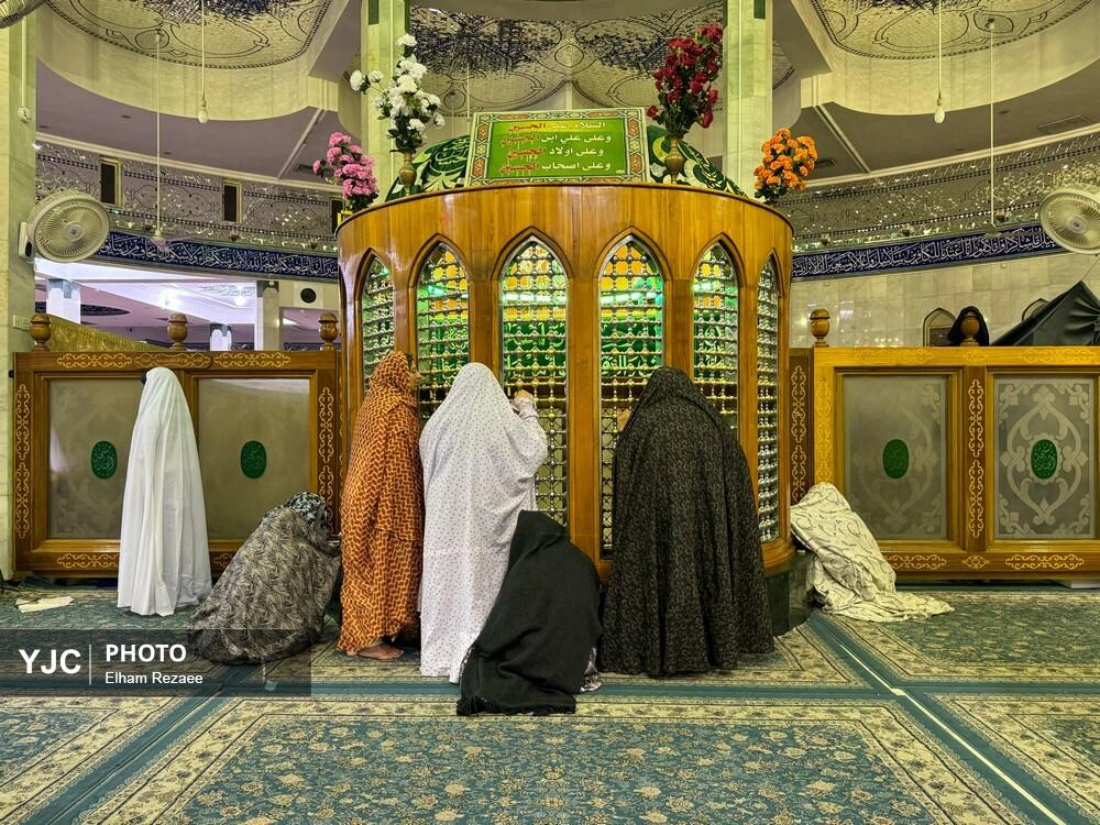 مراسم اعتکاف در مسجد حنانه نجف