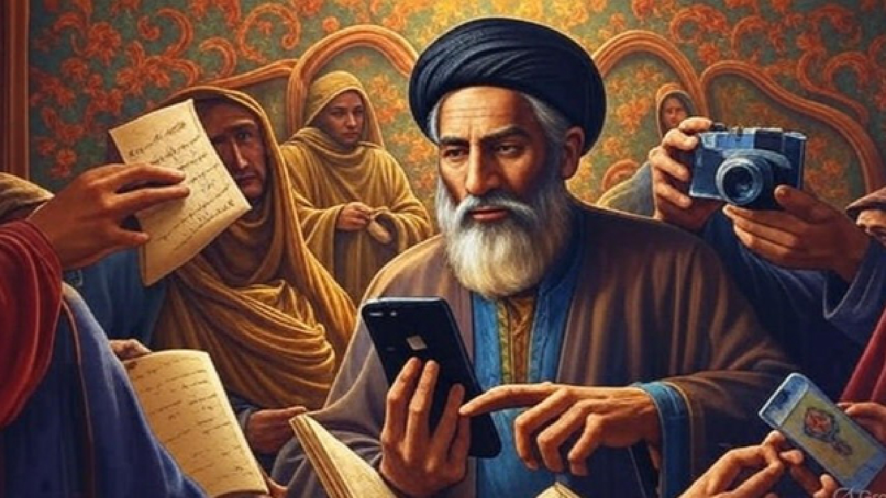 وقتی حافظ و سعدی آنلاین میشوند