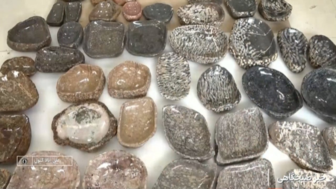 ظروفی زیبا و کاربردی از دل سنگ + فیلم