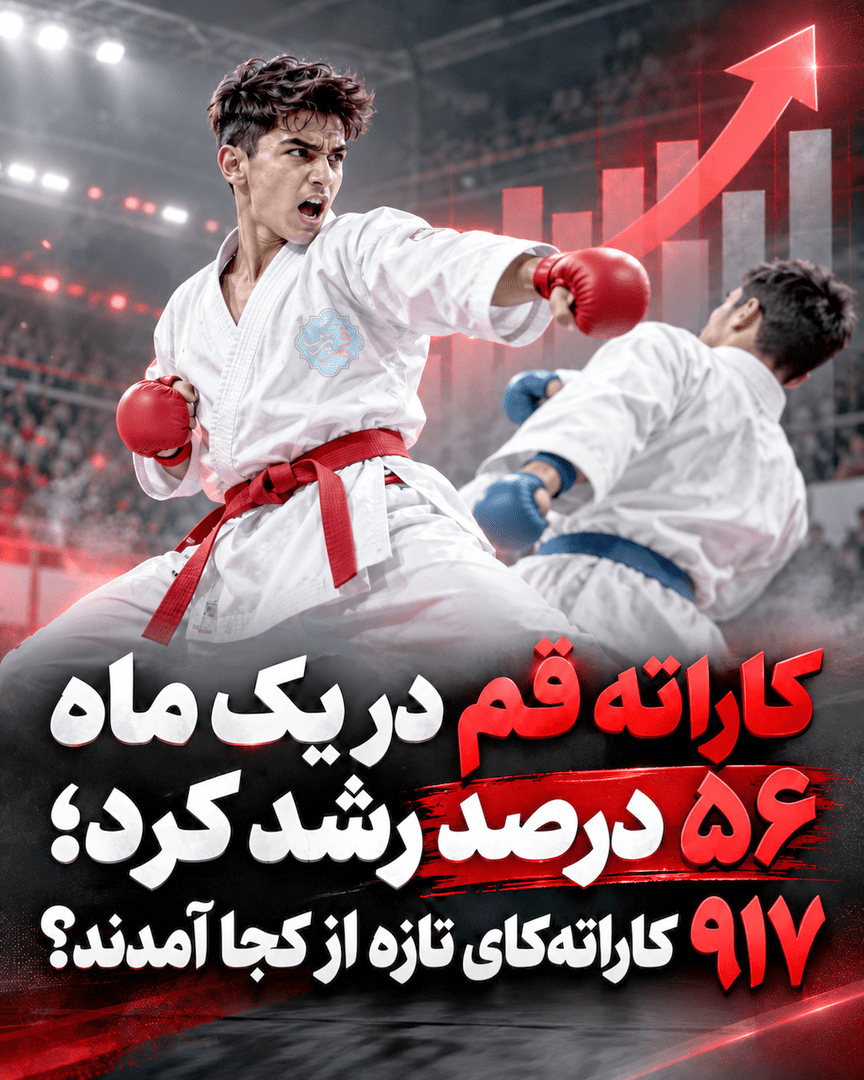 آماری که خودِ اوکیناوا هم به آن غبطه می‌خورد! / ۹۱۷ کاراته‌کای تازه قم در یک ماه از کجا آمدند؟