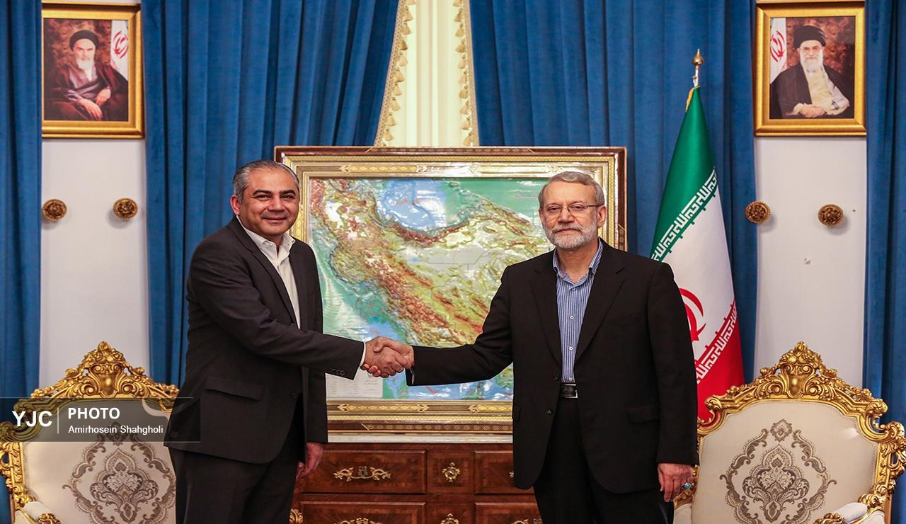 دیدار وزیر کشور پاکستان با علی لاریجانی