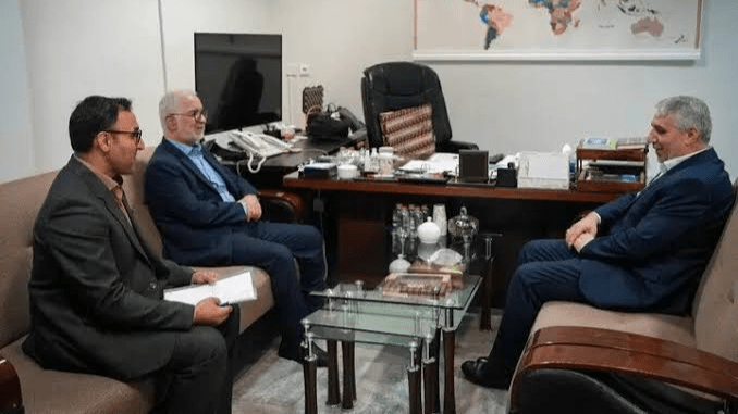 دیدار سفیر ایران در جمهوری آذربایجان با وزیر کشور