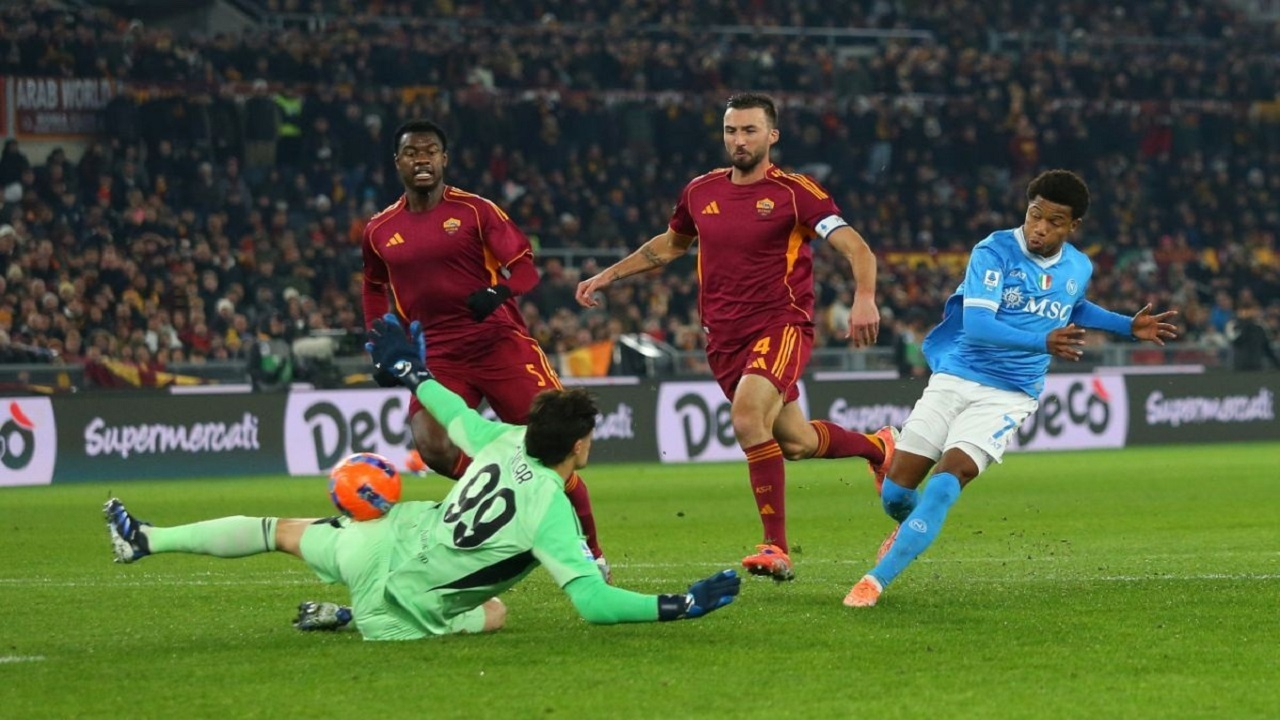 آاس رم ۰ - ۱ ناپولی/ پیروزی بزرگ کونته در پایتخت+ فیلم