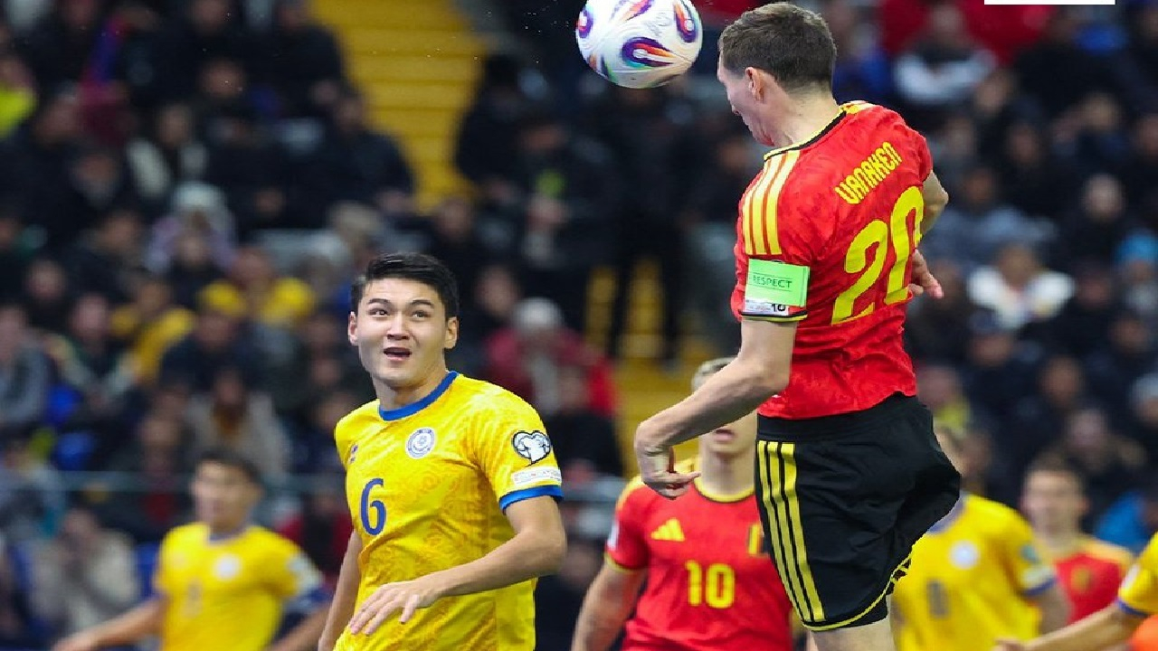 قزاقستان ۱ - ۱ بلژیک/ صعود شیاطین سرخ به هفته آخر کشیده شد+ فیلم