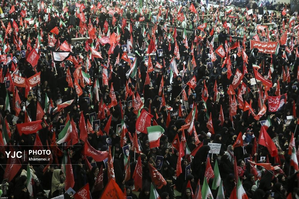 مراسم چهلمین روز تشییع و تدفین پیکر مطهر قائد شهید