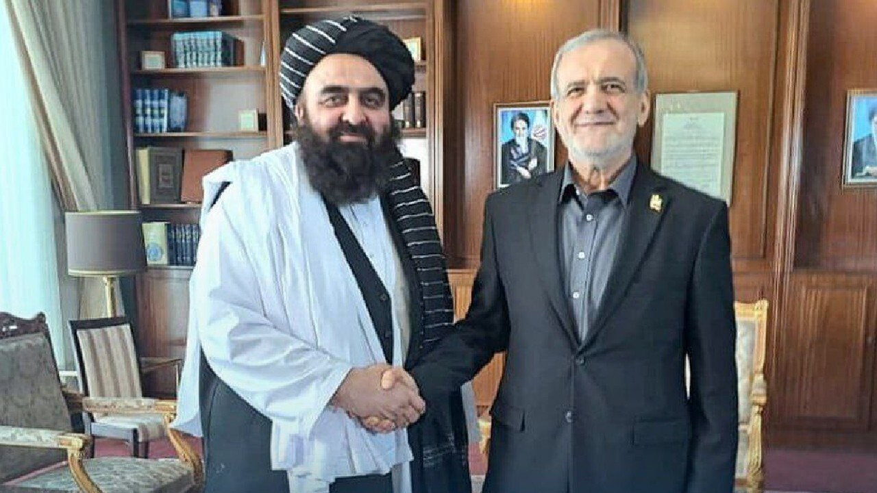 دیدار وزیر خارجه طالبان با رئیسجمهور ایران