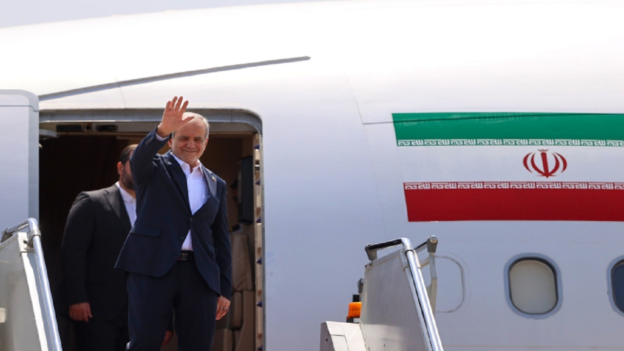 پزشکیان تهران را به مقصد ایروان ترک کرد