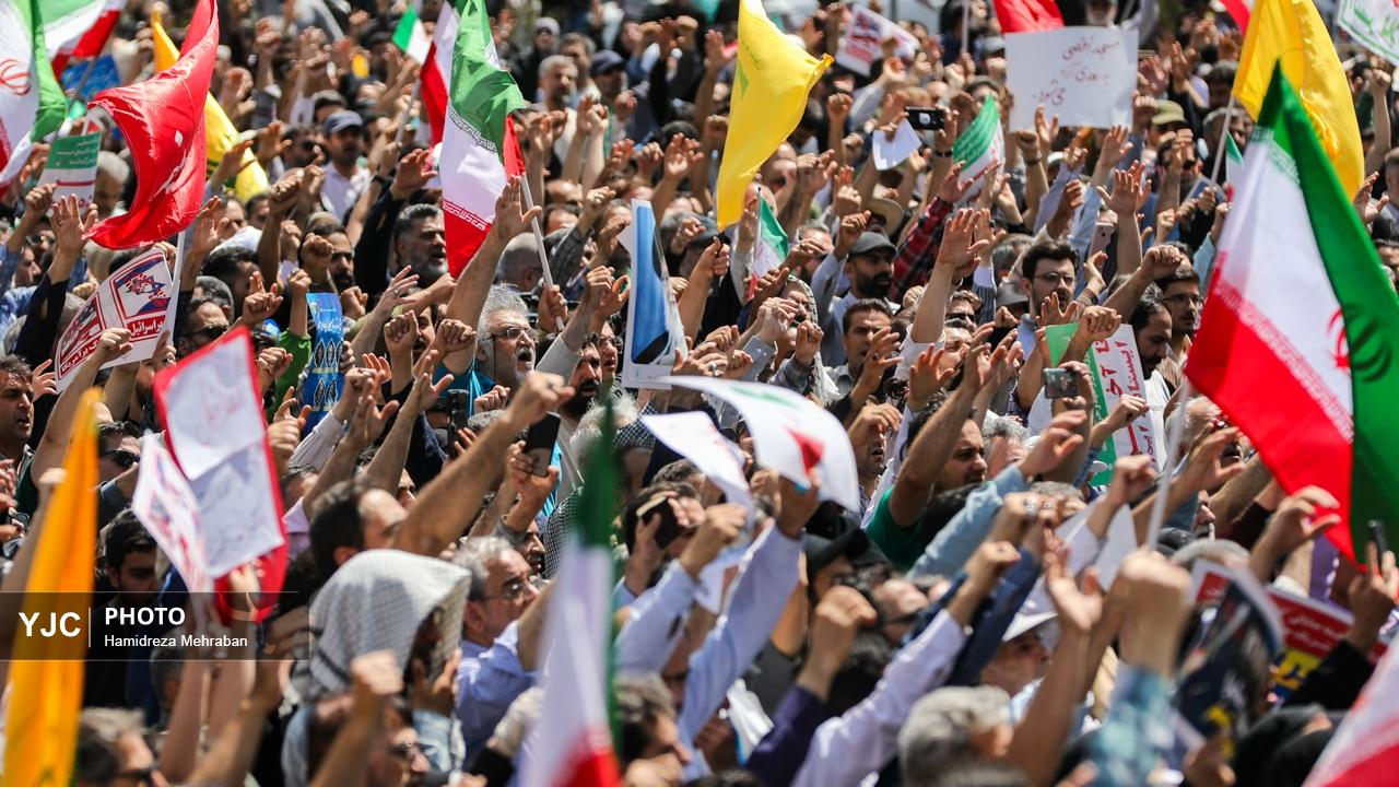 راهپیمایی جمعه‌های خشم و نصر تهران - ۱