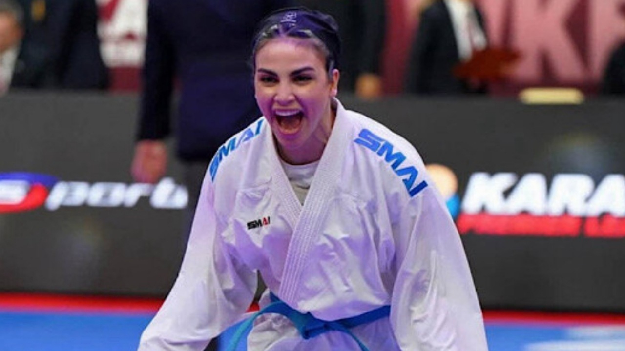 سارا بهمنیار در کاراته به مدال طلا رسید/ پنجمین مدال طلا برای ایران