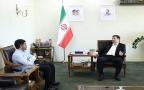 دیدار رؤسای فدراسیون‌های کشتی، نابینایان و موی‌تای با وزیر ورزش و جوانان