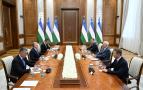 دیدار رئیس‌جمهور ازبکستان در تاشکند با بنیانگذار «لوک‌اویل»